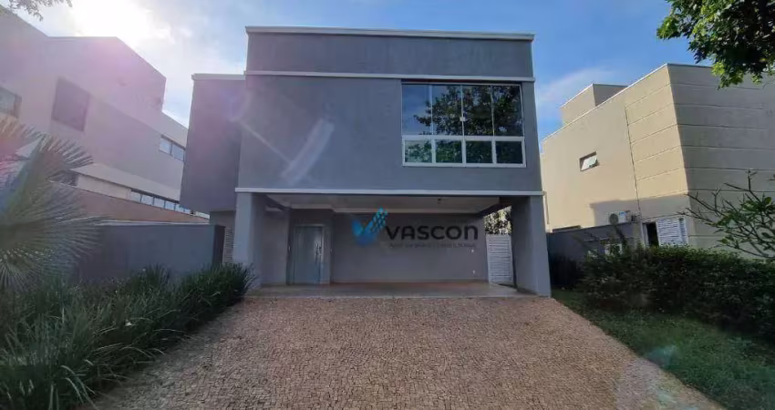 Sobrado alphaville com 4 dormitórios, 280 m² - venda por r$ 1.750.000 ou aluguel por r$ 9.200/mês - alphaville - ribeirão preto/sp