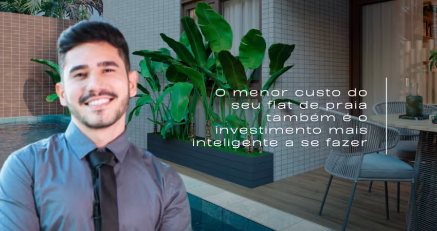 Flat na Praia de Tamandaré | Próx à Vila Padre Arlindo | Entrega em 2025