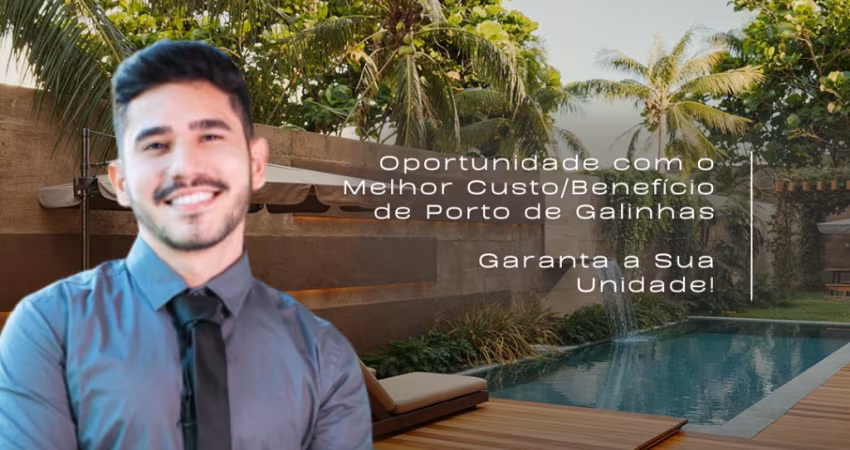 Flat em Porto de Galinhas | 1 Quarto | Perto do Centrinho | Alta Rentabilidade