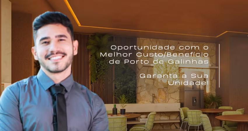 Flat em Porto de Galinhas | 1 Quarto | Perto do Centrinho | Alta Rentabilidade