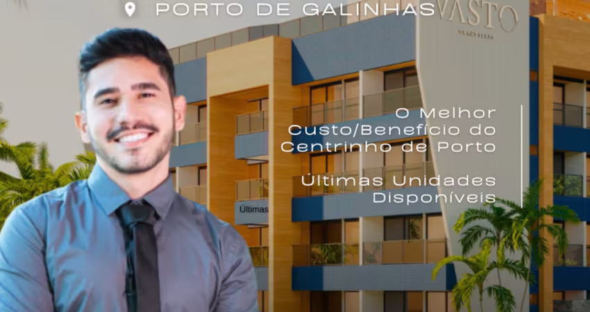 Flat em Porto de Galinhas | Próximo à Rua das Sombrinhas | Alta Rentabilidade