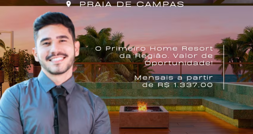 Flat em Carneiros | Praia de Campas | Conceito Resort | Alta Rentabilidade | Lazer Completo