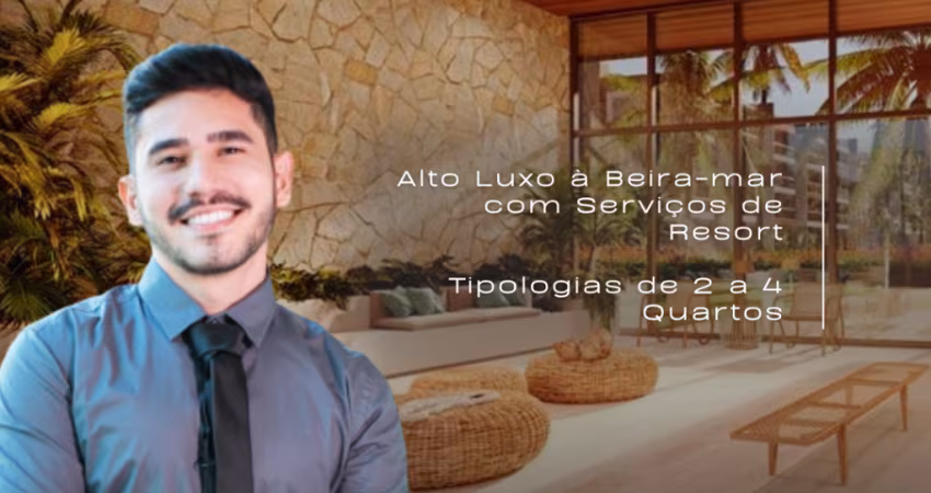 Habitá Home Resort | Luxo à Beira-mar da Praia do Cupe | 2 a 4 Quartos | Residencial Resort