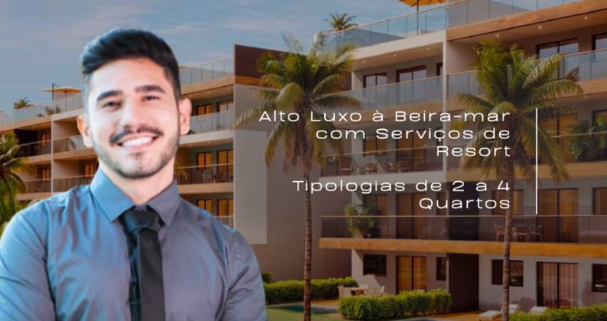 Habitá Home Resort | Luxo à Beira-mar da Praia do Cupe | 2 a 4 Quartos | Residencial Resort