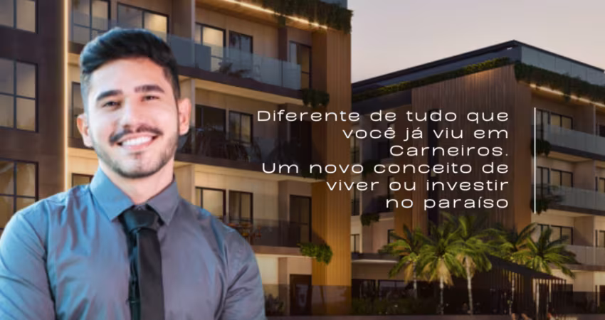 Apartamento na Praia dos Carneiros | 2 Quartos | Pertinho do Mar e do Acquaventura
