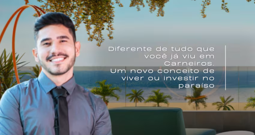 Flat na Praia dos Carneiros | 2 Quartos | Pertinho do Mar e do Acquaventura