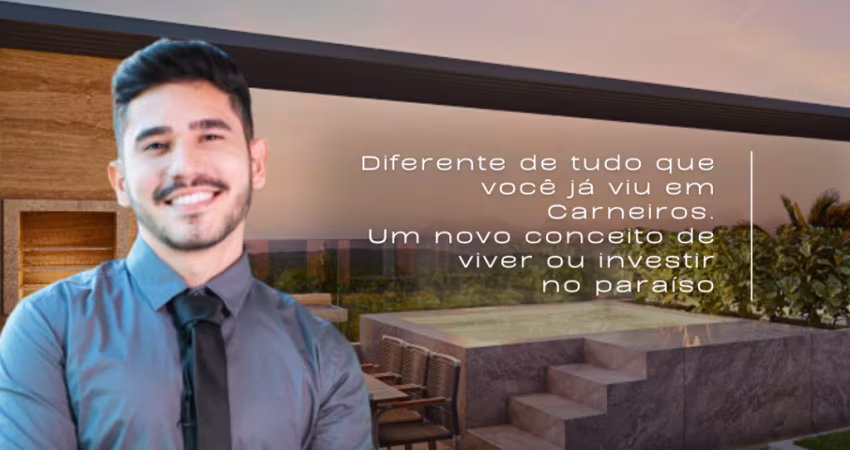 Apartamento na Praia dos Carneiros | 2 Quartos | Pertinho do Mar e do Acquaventura