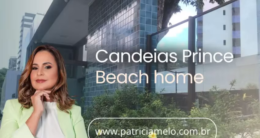 Pm-candeias prince – 3 quartos com suíte e lazer completo a poucos passos do mar