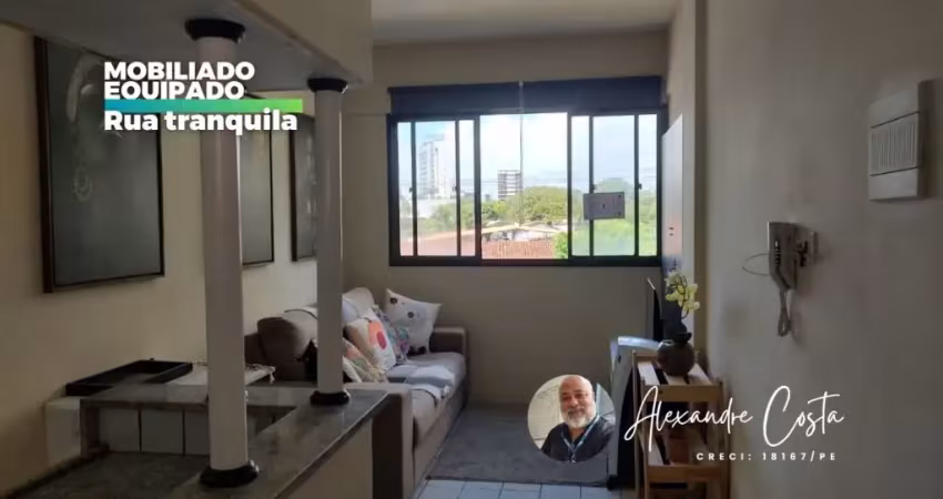 Imagine acordar com vista para a natureza todos os dias! apto 01 quarto|35m2|mobiliado|casa forte/recife