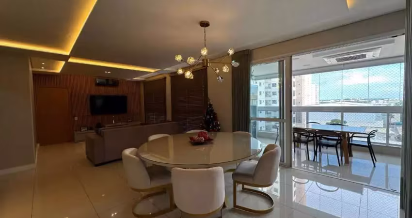Apartamento alto padrão semi mobiliado à venda no ed. vilanova artigas, jardim das américas, cuiabá/mt - ap0225