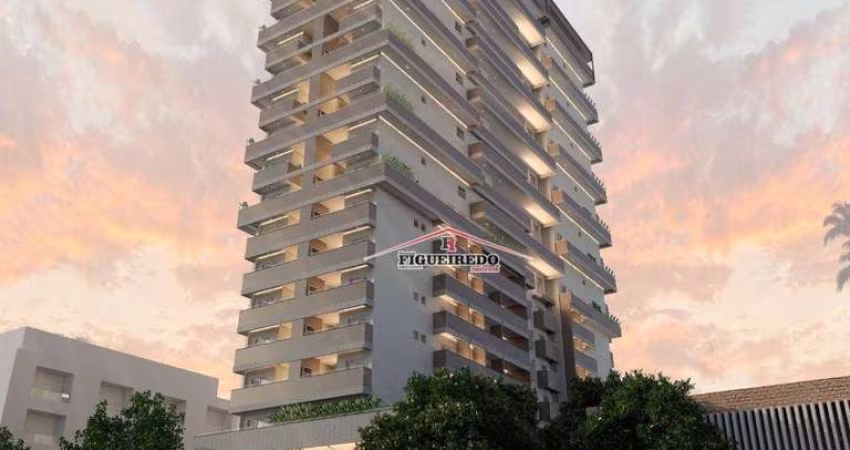 Apartamento Duplex à venda, 129 m² por R$ 1.114.075,45 - Canto do Forte - Praia Grande/SP