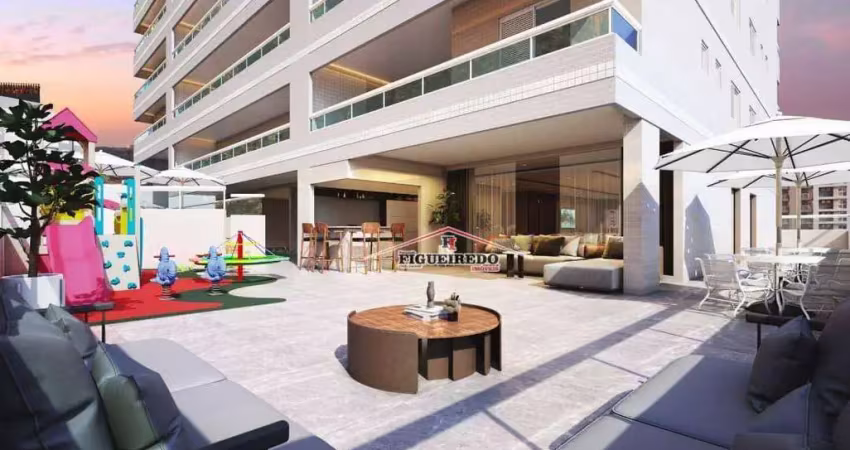 Apartamento à venda, 73 m² por r$ 621.280,00 - canto do forte - praia grande/sp