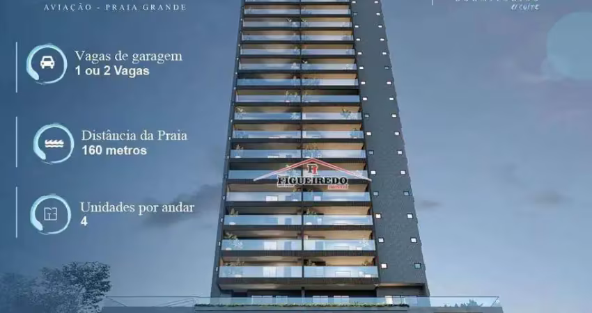 Apartamento à venda, 135 m² por r$ 950.000,00 - aviação - praia grande/sp