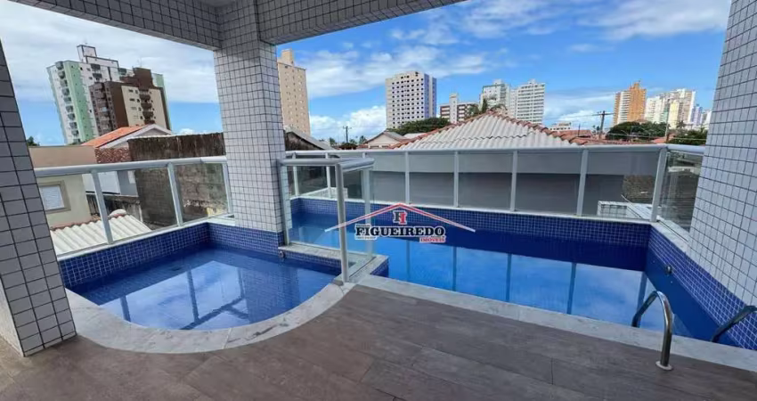 Apartamento à venda, 45 m² por r$ 285.000,00 - balneário pires - praia grande/sp