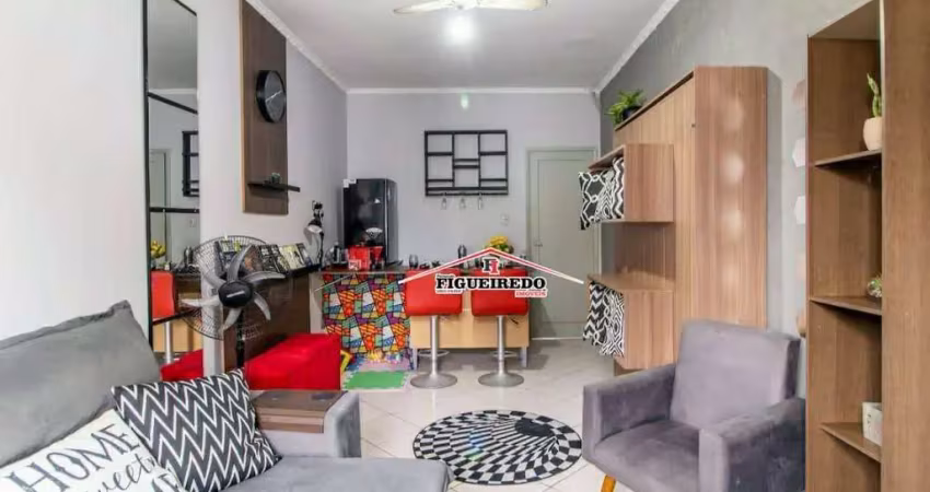 Apartamento à venda, 34 m² por r$ 240.000,00 - boqueirão - praia grande/sp