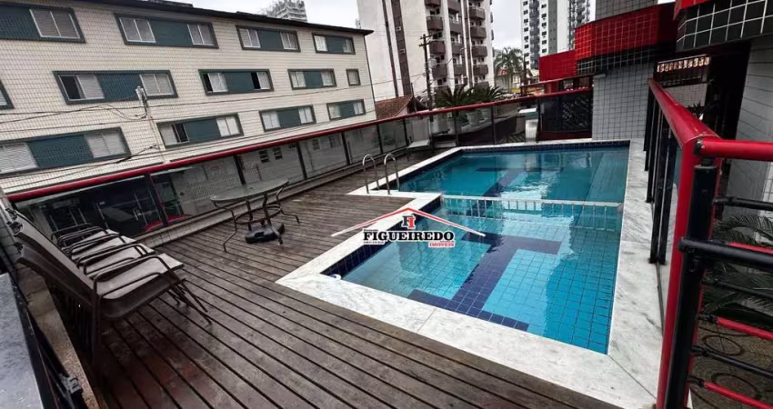 Apartamento com 1 dormitório à venda, 52 m² por r$ 350.000 - vila guilhermina - praia grande/sp