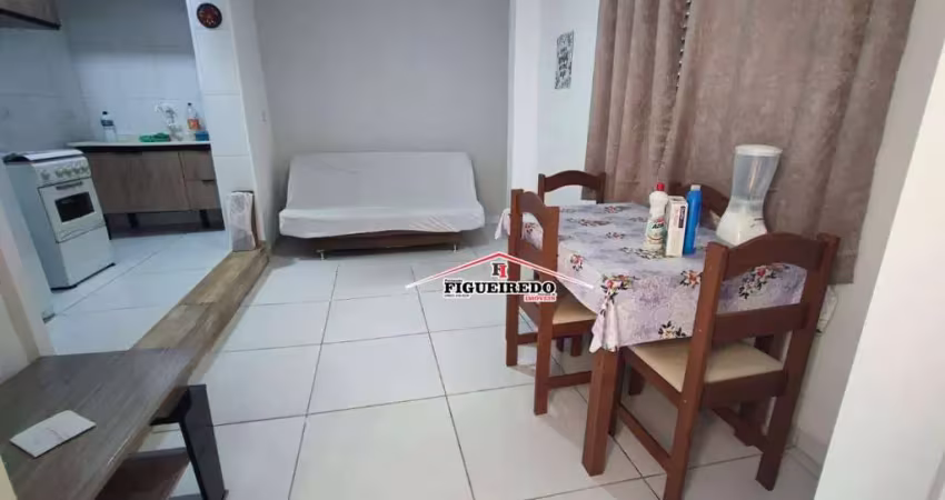 Kitnet com 1 dormitório à venda, 27 m² por r$ 215.000 - canto do forte - praia grande/sp