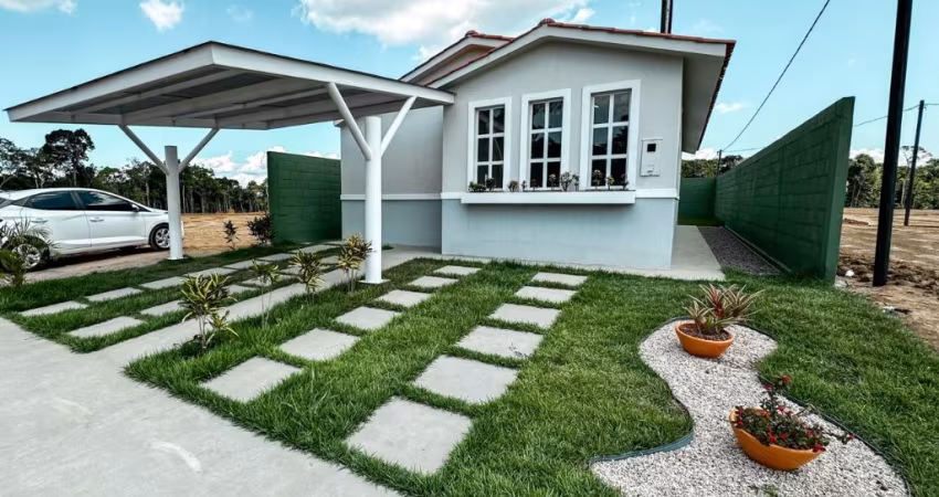 Residencial Mirante Tarumã - Casa de 71m² com 3 Quartos e 2 Vagas de garagem na Ponta Negra