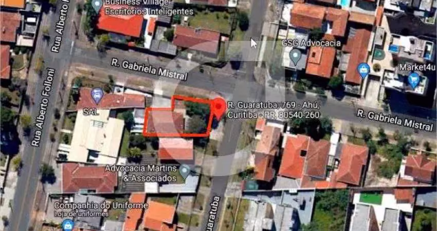 Terreno comercial à venda na Rua Guaratuba, 769, Ahú, Curitiba