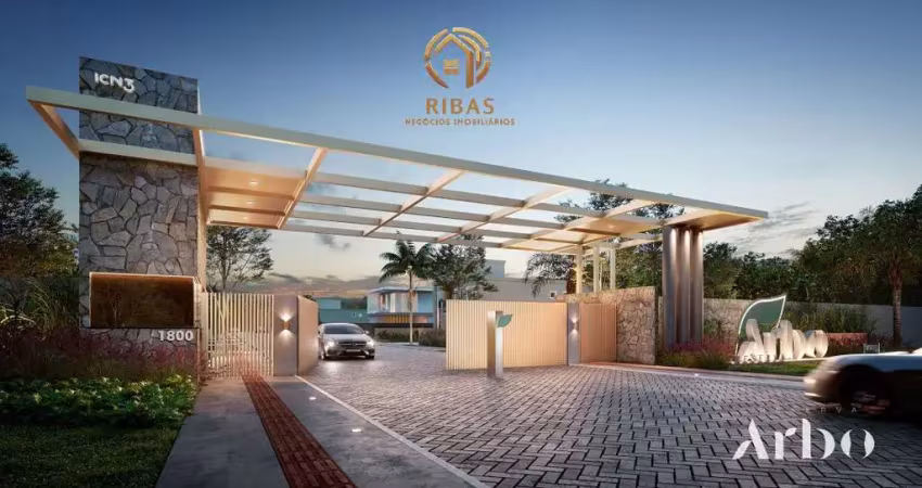 Lote em condominio fechado a venda próximo ao mar em penha-sc