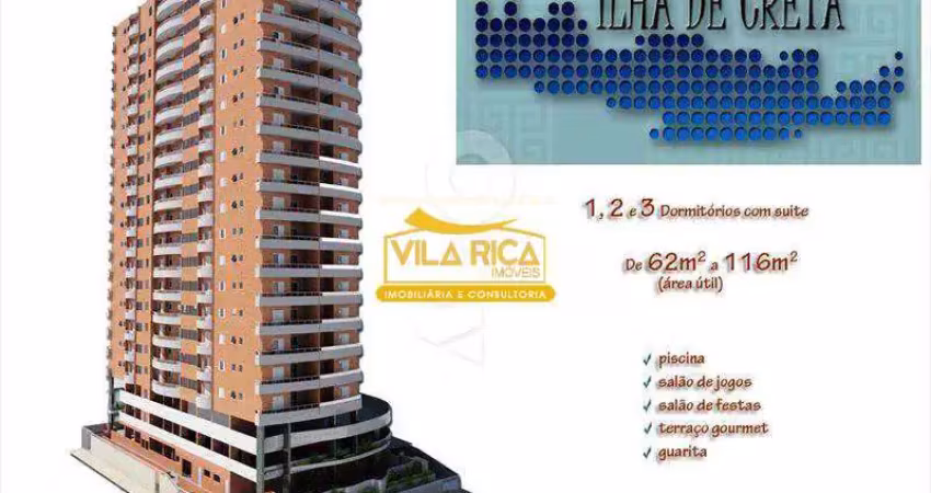 Apartamento com 2 dorms, canto do forte, praia grande - r$ 590 mil, cod: 306200