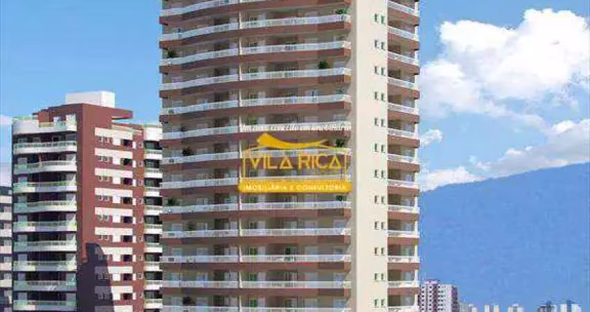 Apartamento com 2 dorms, maracanã, praia grande - r$ 465 mil, cod: 234600