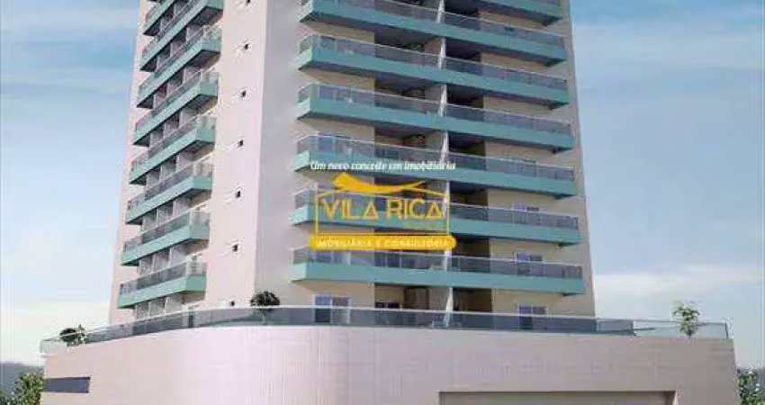 Apartamento com 2 dorms, boqueirão, praia grande - r$ 435 mil, cod: 225700