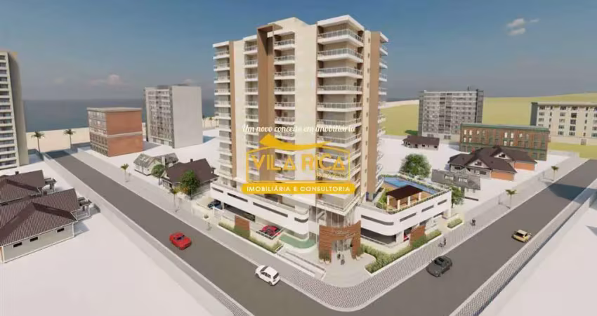 Apartamento com 1 dorm, caiçara, praia grande - r$ 361 mil, cod: 377607