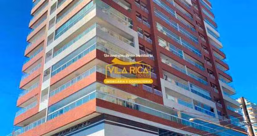Apartamento com 2 dorms, guilhermina, praia grande - r$ 460 mil, cod: 377688