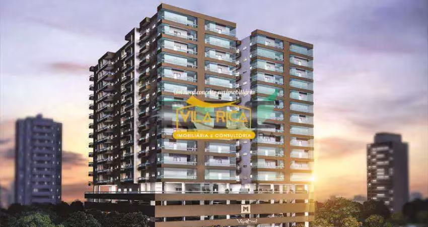Apartamento com 3 dorms, caiçara, praia grande - r$ 495 mil, cod: 378511