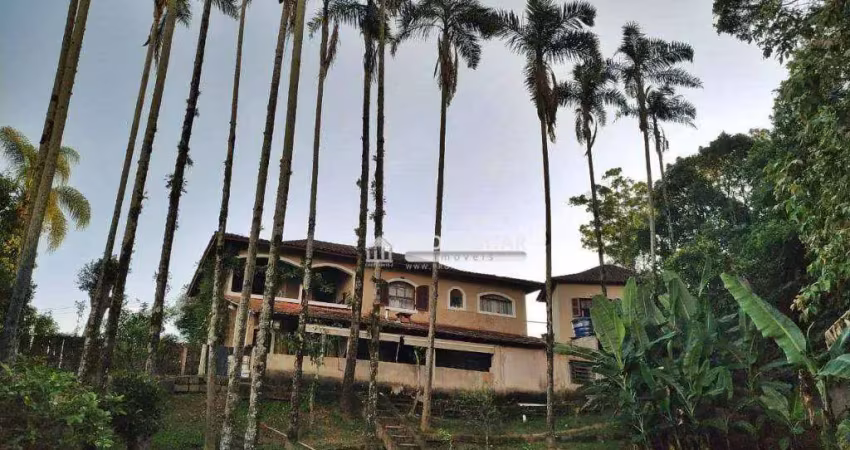 Chácara com 4 dormitórios à venda, 2100 m² por r$ 680.000 - cipó - embu-guaçu/sp