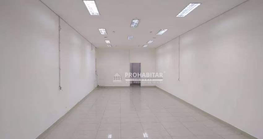 Alugo excelente salão comercial de 125 m² de área total com excelente localização no centro da Vila São José região da Cidade Dutra, bom negócio