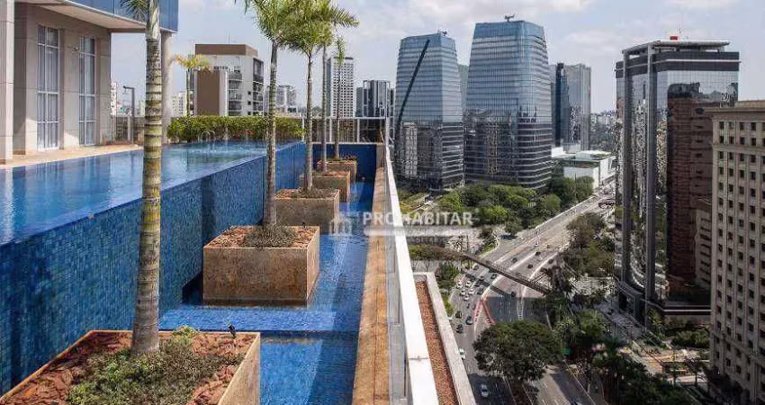 Flat com 1 dormitório, 54 m² - venda por R$  ou aluguel por R$ 9.260/mês - Vila Olímpia