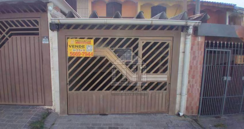 Sobrado com 3 dormitórios à venda, 92 m² por R$ 560.000,00 - Jardim Samambaia - São Paulo/SP