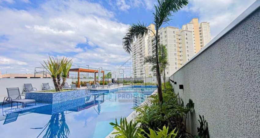 Apartamento com 2 dormitórios para alugar, 37 m² - Campo Grande - São Paulo/SP