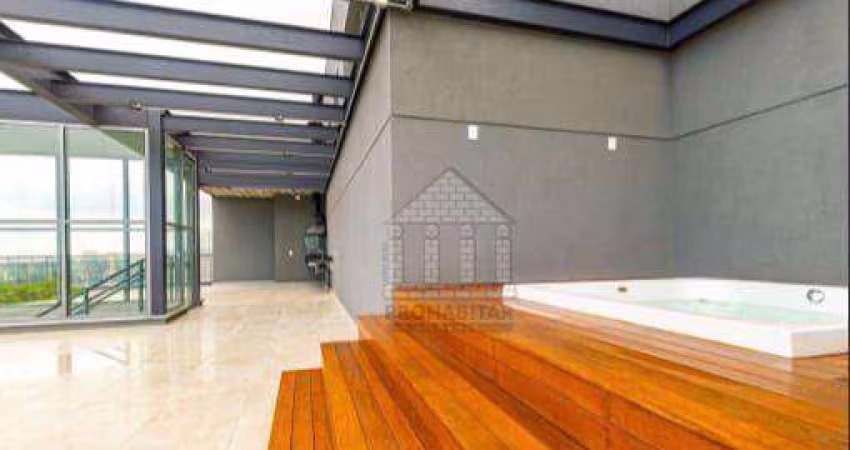 Cobertura com 4 suítes, 5 vagas à venda, 410 m² por R$ 7.500.000 - Jardim das Acácias - São Paulo/SP