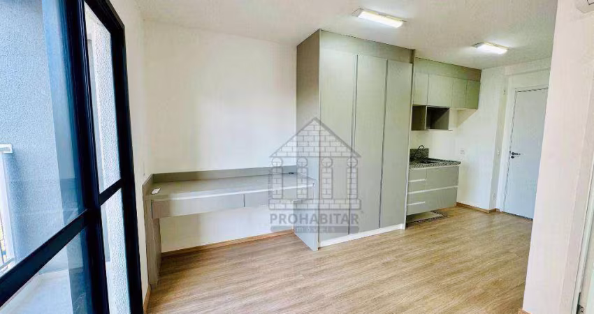 Alugo Studio na região do Alto da Boa Vista com lazer completo, com armários, cozinha e quarto
