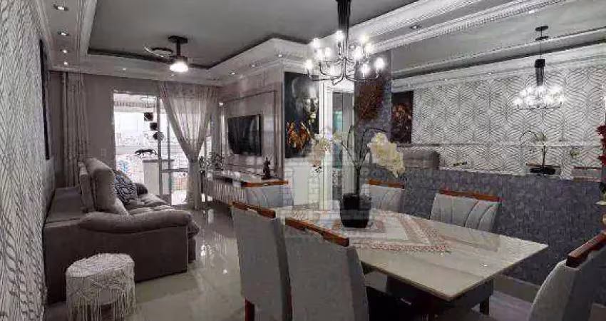 Apartamento com 2 quartos à venda no boqueirão, praia grande/sp