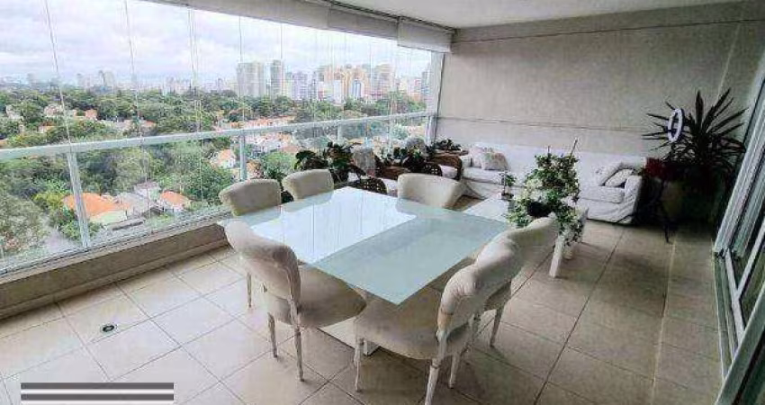 Apartamento com 3 dormitórios à venda, 180 m² por R$ 3.450.000,00 - Campo Belo - São Paulo/SP