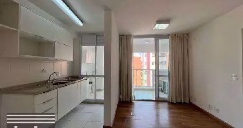 Apartamento com 1 dormitório para alugar, 44 m² por R$ 5.069,30/mês - Pinheiros - São Paulo/SP