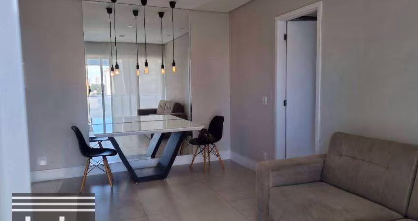 Apartamento com 1 dormitório para alugar, 46 m² por R$ 5.740,00/mês - Chácara Santo Antônio - São Paulo/SP