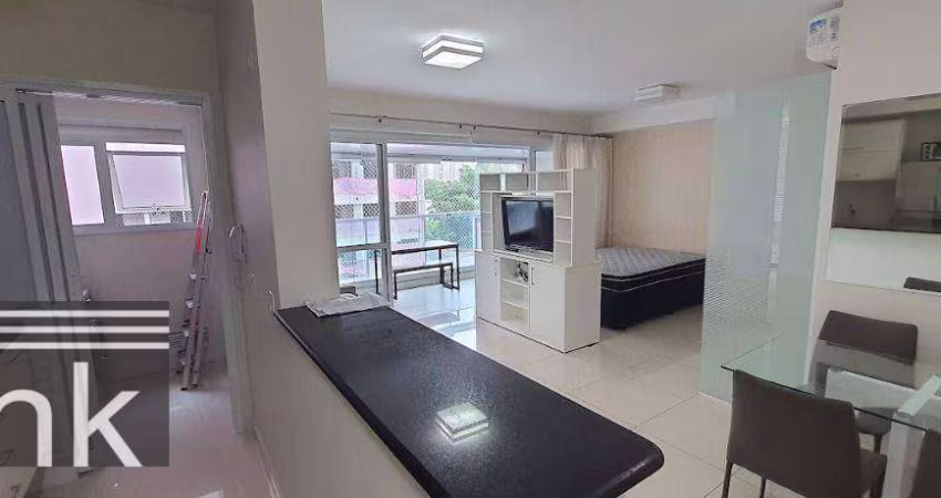 Studio com 1 dormitório, 49 m² - venda por R$ 900.000,00 ou aluguel por R$ 5.622,00/mês - Brooklin - São Paulo/SP