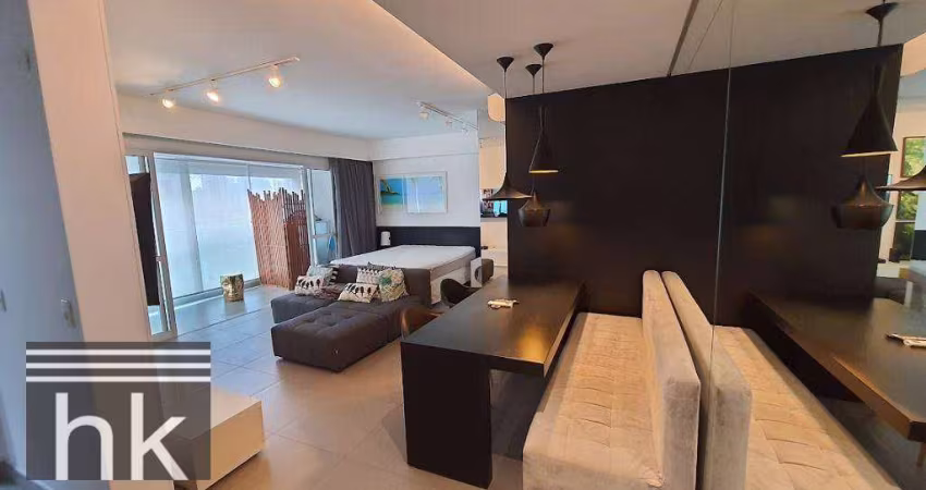 Studio com 1 dormitório para alugar, 49 m² por R$ 6.002/mês - Brooklin - São Paulo/SP