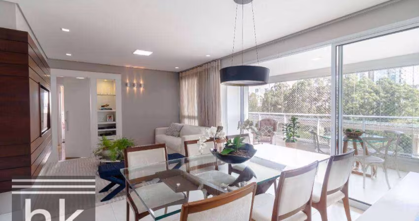 Apartamento com 3 dormitórios à venda, 134 m² por R$ 2.390.000 - Brooklin - São Paulo/SP