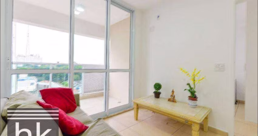 Apartamento com 1 dormitório para alugar, 46 m² por R$ 5.674,00/mês - Pinheiros - São Paulo/SP