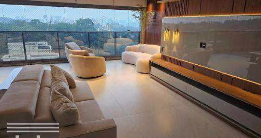 Apartamento com 3 dormitórios à venda, 186 m² por R$ 4.690.000 - Real Parque - São Paulo/SP