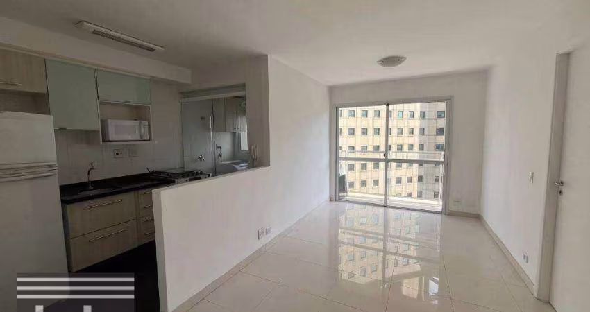Apartamento com 1 dormitório para alugar, 45 m² por R$ 4.847,22/mês - Moema - São Paulo/SP