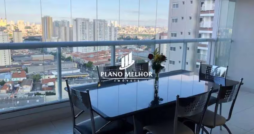Apartamento à venda no tatuapé - parque são jorge com 3 dormitórios, sendo 1 suítes rico em detalhes e planejados com 3 vagas e 160m² - ap1475