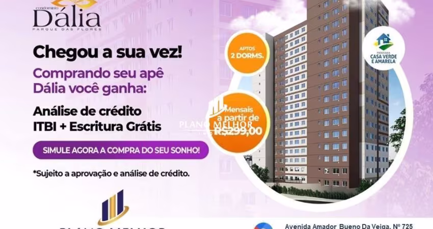 LANÇAMENTO - Apartamento à Venda em Guaianazes no Parque Dom João Neri com 2 Dormitórios com 1 Vaga com 35M² - AP1717