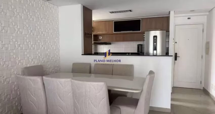 Apartamento à venda com 3 dormitórios sendo 1 suíte com sacada grande e 2 vagas com 80m² - mobiliado no condomínio residencial autêntico - vila carrão! código ap2772